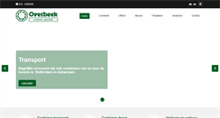 Desktop Screenshot of overbeekbv.nl